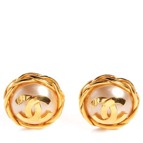 chanel earrings replica malaysia|faux chanel clip on earrings.